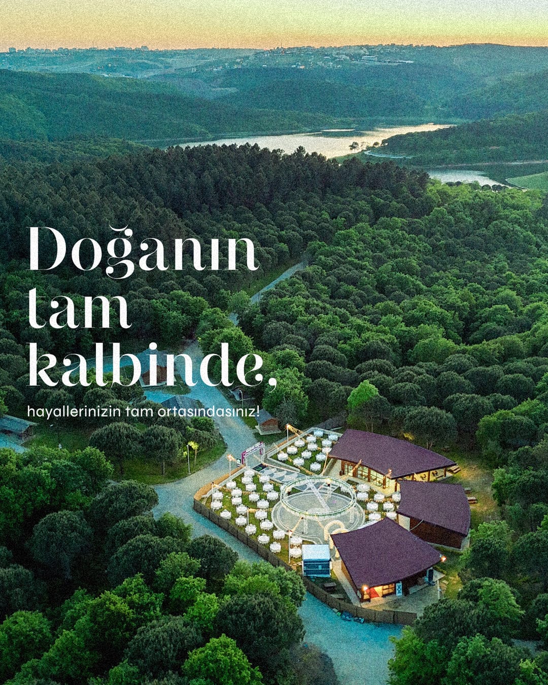 Doğanın tam kalbinde!